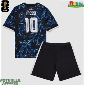 Argentina Lionel Messi #10 Bortaställ Barn VM 2026 Kortärmad (+ Korta byxor)